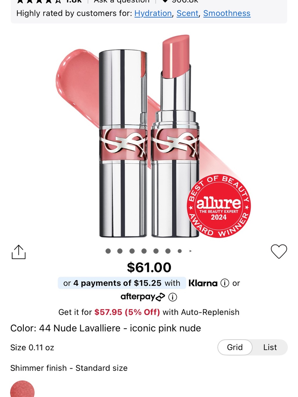 Yves Saint Laurent Lipstick — Pink Nude
